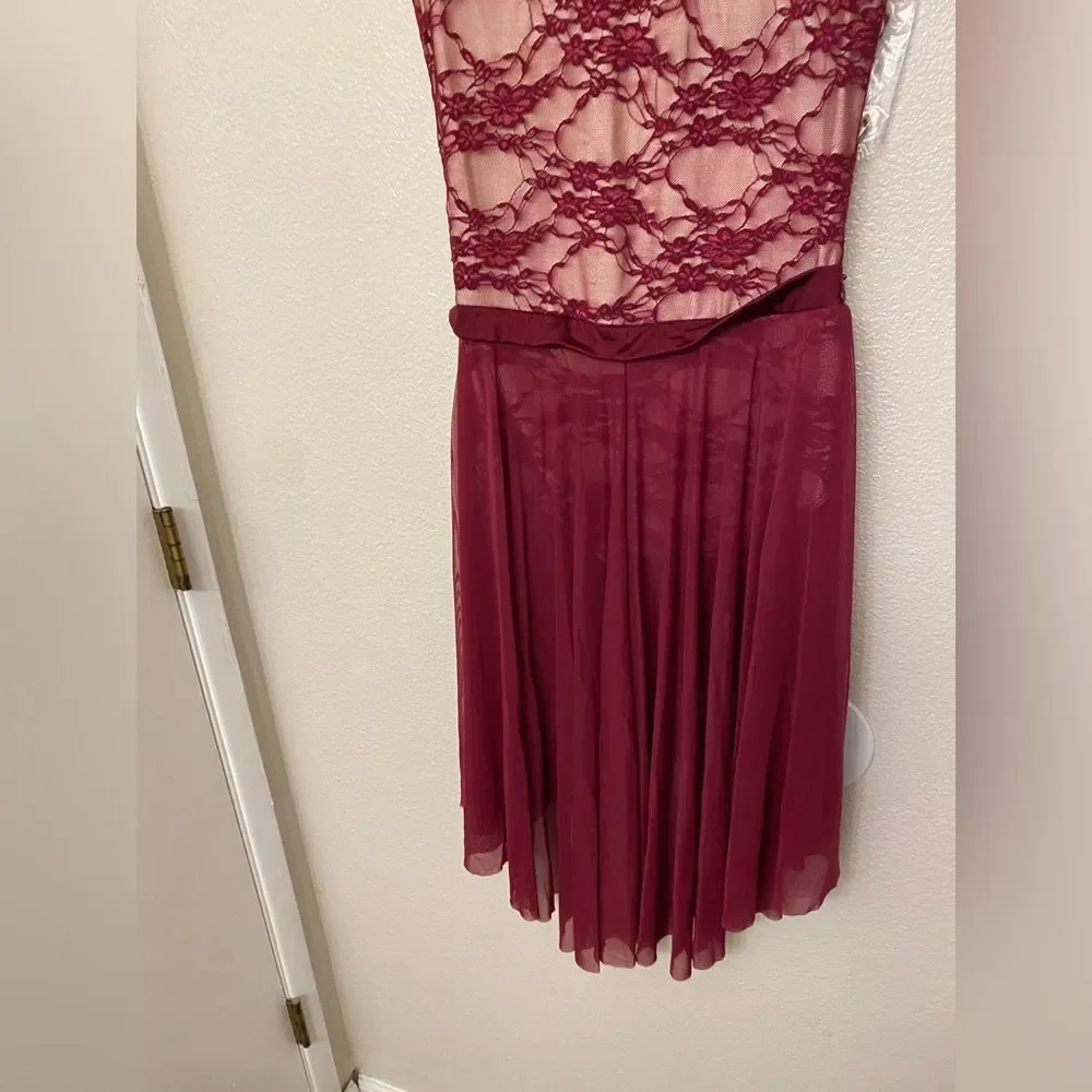 Revolution solo forever is not enough RC20993 burgundy maxi dress MA adult